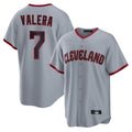 Odoa C.Guardians #7 George Valera Player Gray Home Game Stitched Jerseys