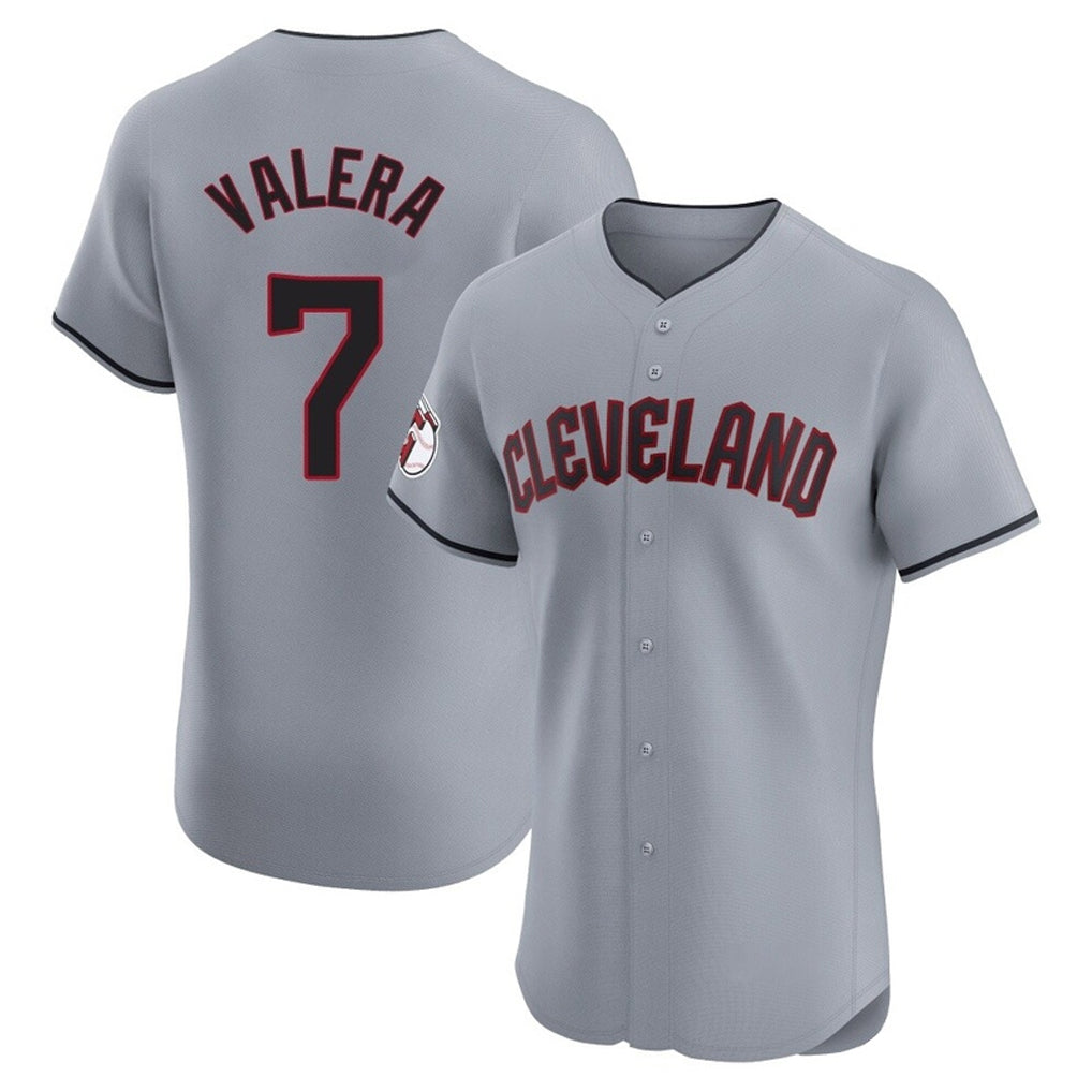 Odoa C.Guardians #7 George Valera Player Gray Road Limited Elite Home Stitched Jerseys