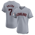 Odoa C.Guardians #7 George Valera Player Gray Road Limited Elite Home Stitched Jerseys