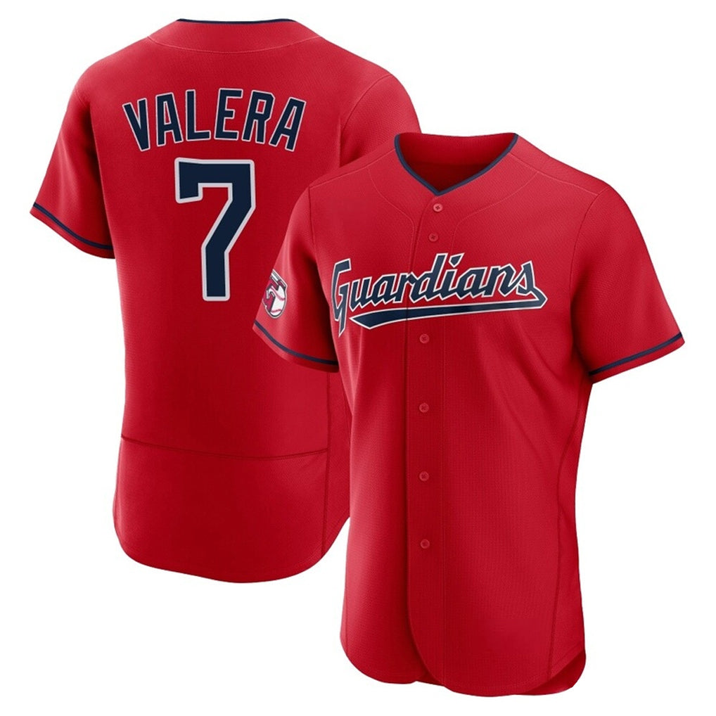 Odoa C.Guardians #7 George Valera Player Red Limited Elite Home Stitched Jerseys