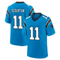 Odoa C.Panthers #11 Nic Scourton Player Blue Home Game Stitched Jerseys