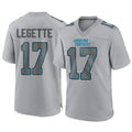 Odoa C.Panthers #17 Xavier Legette Player Grey Atmosphere Fashion Stitched  Jerseys