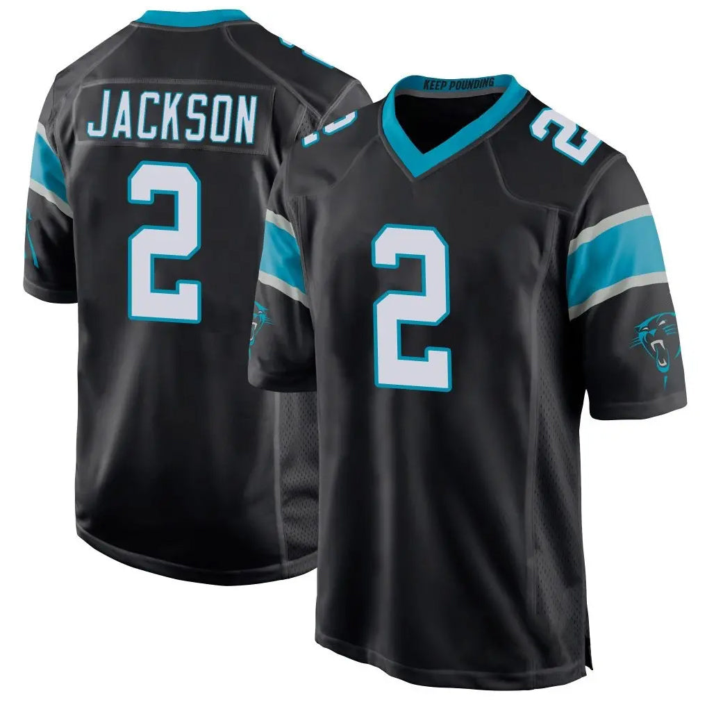 Odoa C.Panthers #2 Mike Jackson Player Black Game Stitched Jerseys