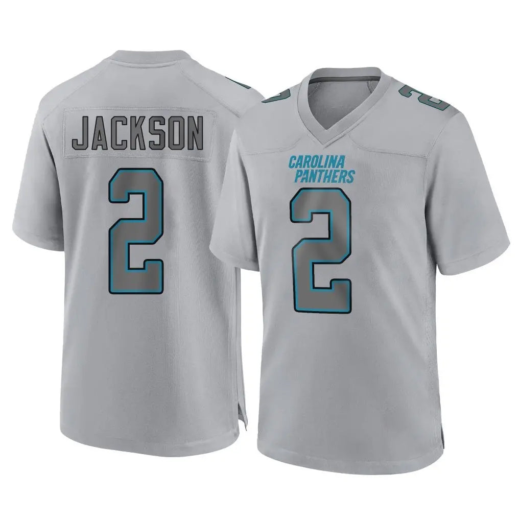 Odoa C.Panthers #2 Mike Jackson Player Gray Atmosphere Fashion Game Stitched Jerseys