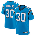Odoa C.Panthers #30 Chuba Hubbard Player Blue Game Stitched Jerseys