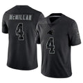 Odoa C.Panthers #4 Tetairoa McMillan Player Black REFLECTIVE Limited Stitched Jerseys