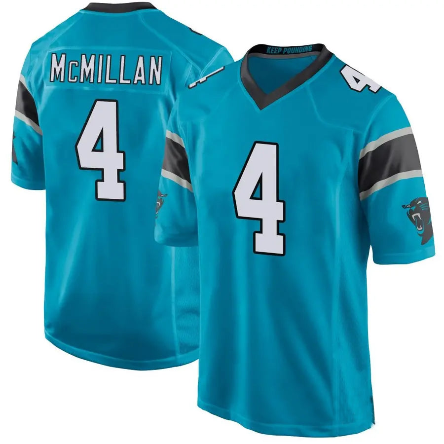 Odoa C.Panthers #4 Tetairoa McMillan Player Blue Game Stitched Jerseys