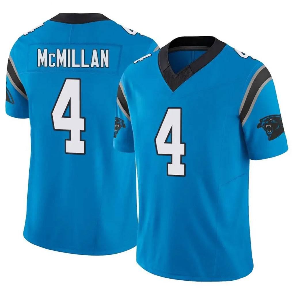 Odoa C.Panthers #4 Tetairoa McMillan Player Blue Limited Vapor F.U.S.E. Stitched Jerseys
