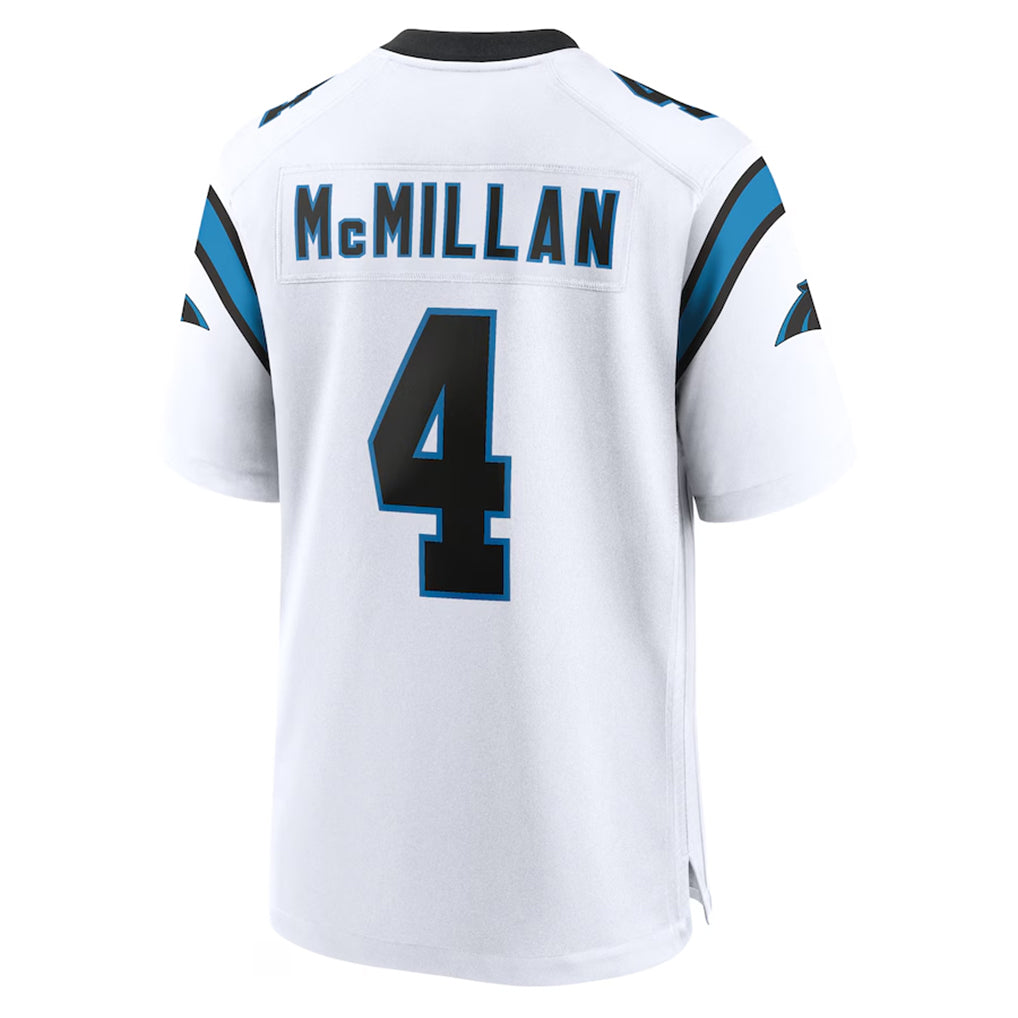 Odoa C.Panthers #4 Tetairoa McMillan Player White Home Game Stitched Jerseys