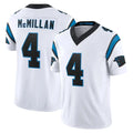 Odoa C.Panthers #4 Tetairoa McMillan Player White Vapor F.U.S.E. Limited Home Game Stitched Jerseys