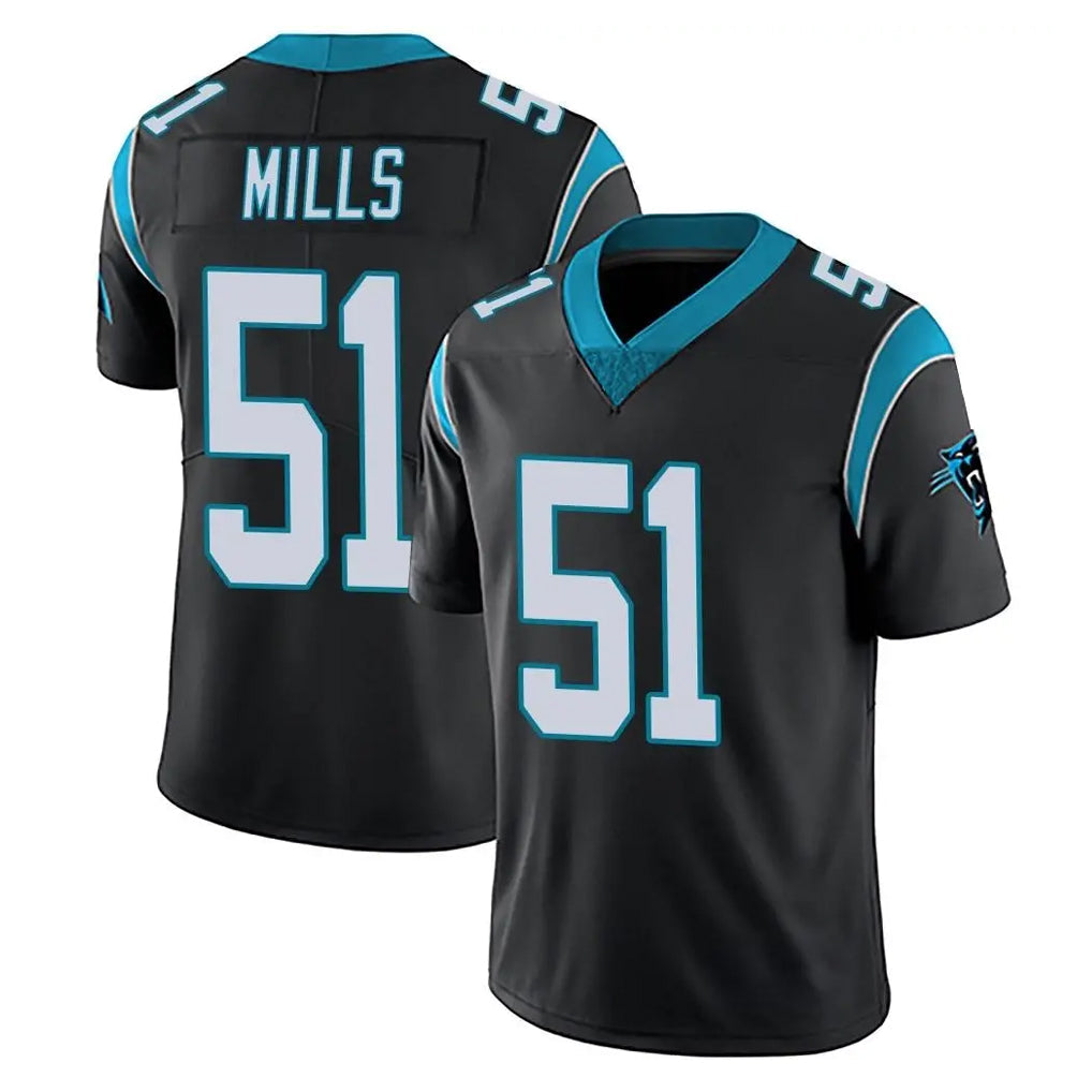 Odoa C.Panthers #51 Sam Mills Player Black Vapor Untouchable Limited Game Stitched Jerseys