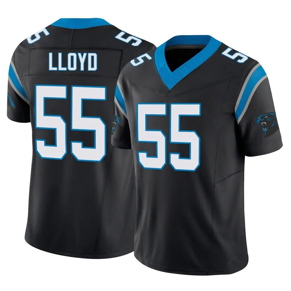 Odoa C.Panthers #55 Devin Lloyd Player Black Vapor F.U.S.E. Limited Home Game Stitched Jerseys