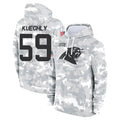 Odoa C.Panthers #59 Luke Kuechly Player Arctic Camo Salute to Service Hoodies Stitched Jerseys
