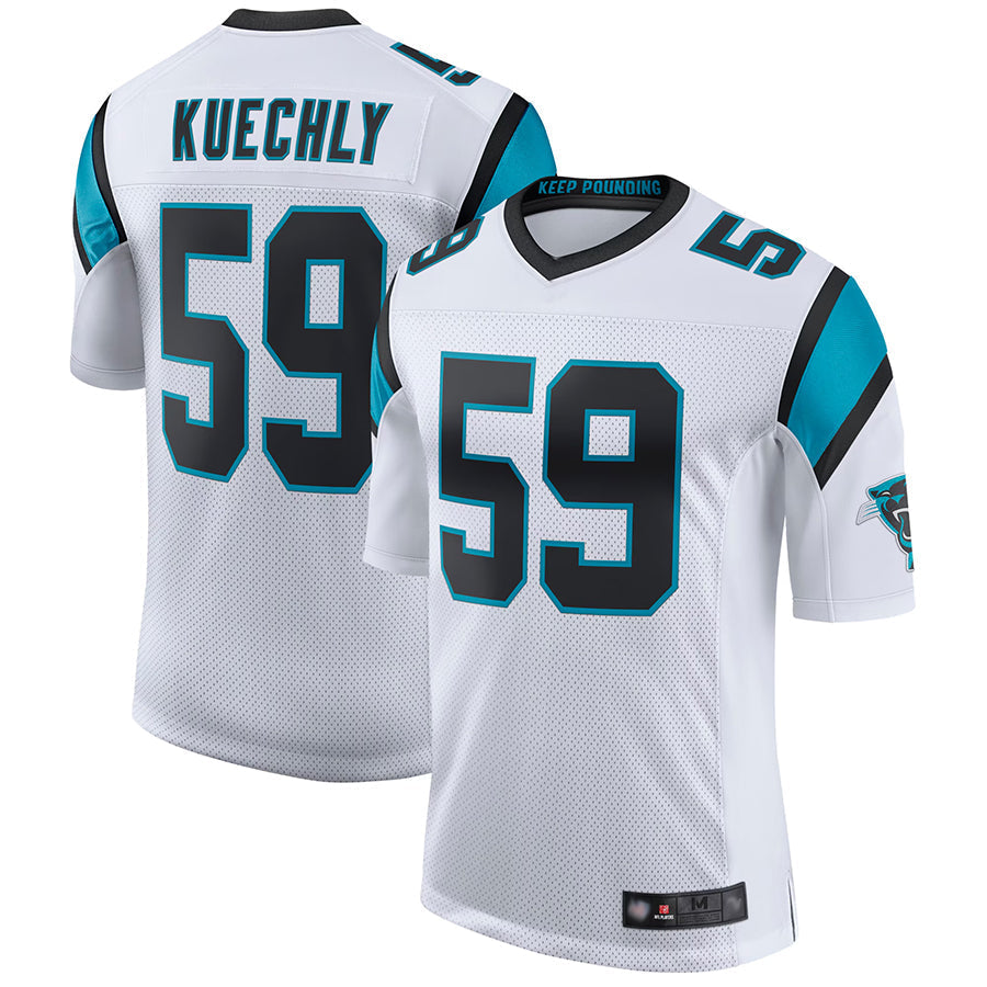 Odoa C.Panthers #59 Luke Kuechly Player White Classic Limited Stitched Jerseys