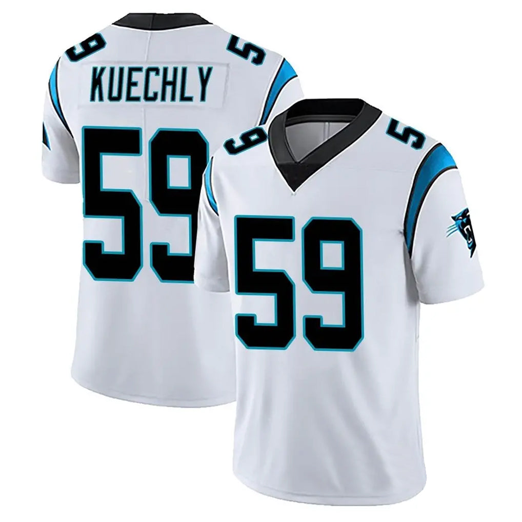 Odoa C.Panthers #59 Luke Kuechly Player White Vapor Limited Stitched Jerseys
