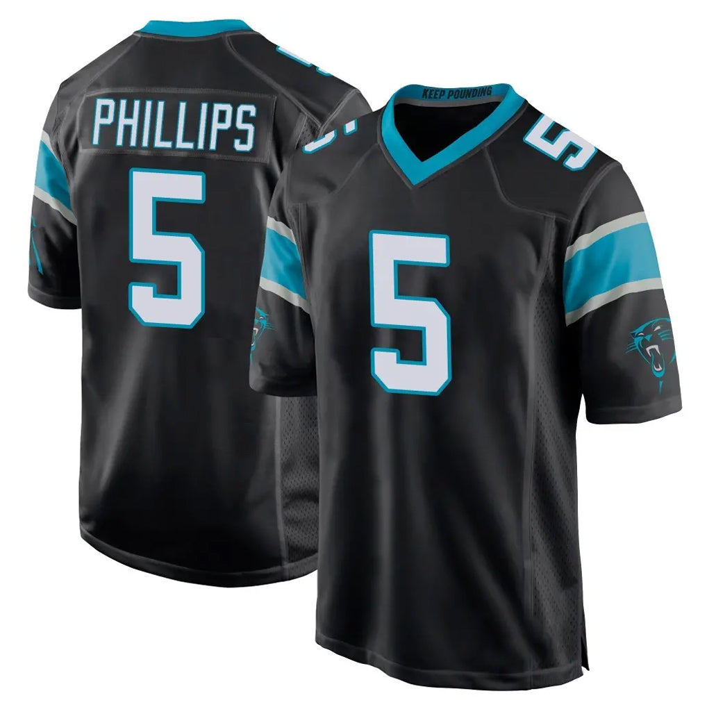 Odoa C.Panthers #5 Jaelan Phillips Player Black Game Stitched Jerseys