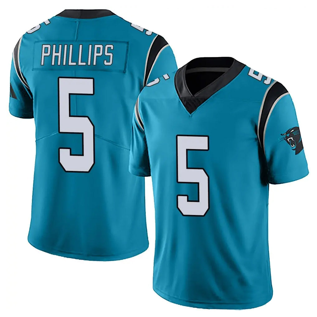 Odoa C.Panthers #5 Jaelan Phillips Player Blue Vapor Untouchable Limited Game Stitched Jerseys