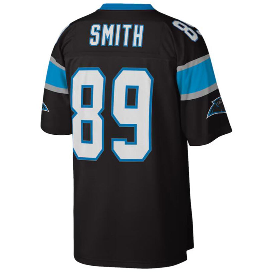 Odoa C.Panthers #89 Steve Smith Black Legacy Replica Jersey American Stitched Jersey