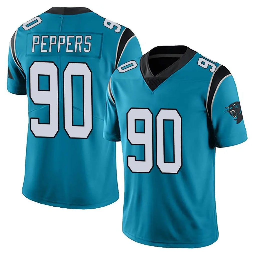 Odoa C.Panthers #90 Julius Peppers Player Blue Vapor Untouchable Limited Game Stitched Jerseys