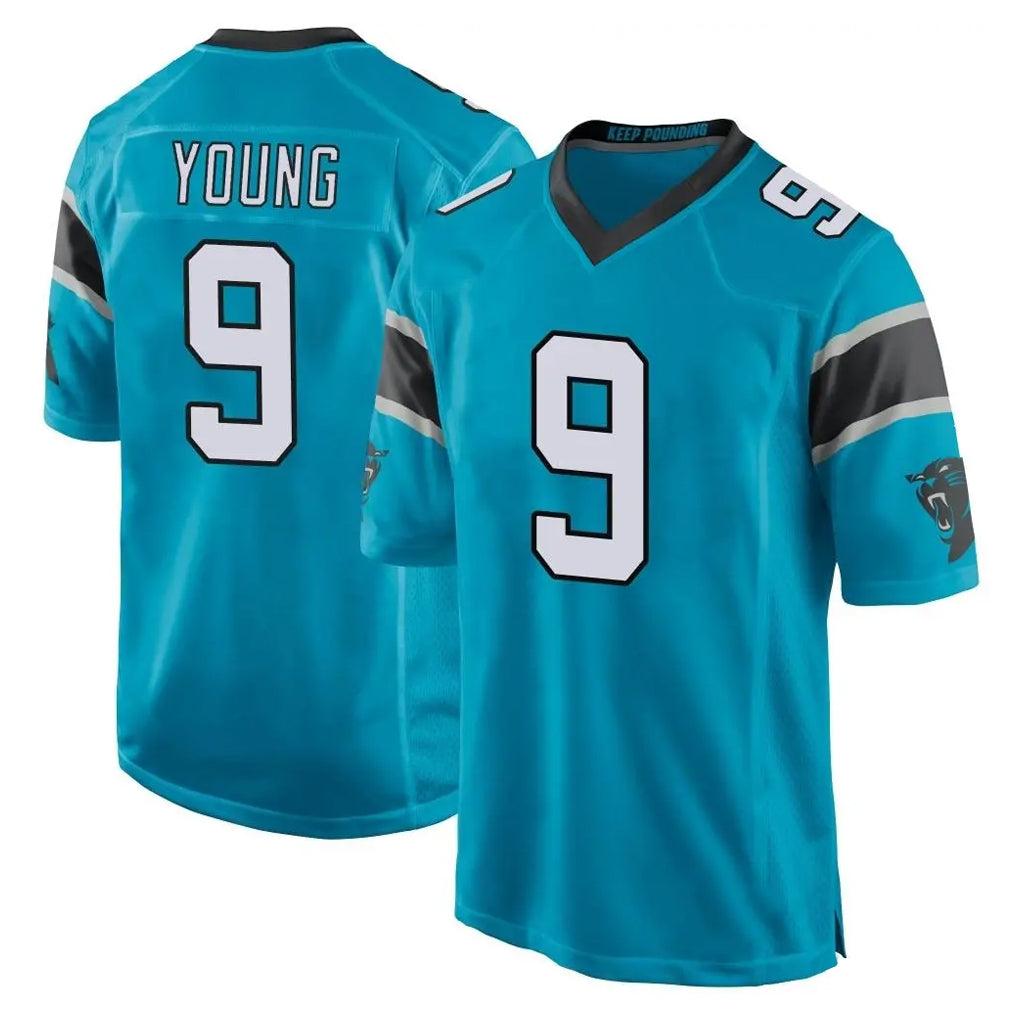Odoa C.Panthers #9 Bryce Young Player Blue Game Stitched Jerseys