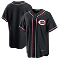 Odoa C.Reds Black Fashion Out Home Game Blank Player Stitched Jerseys