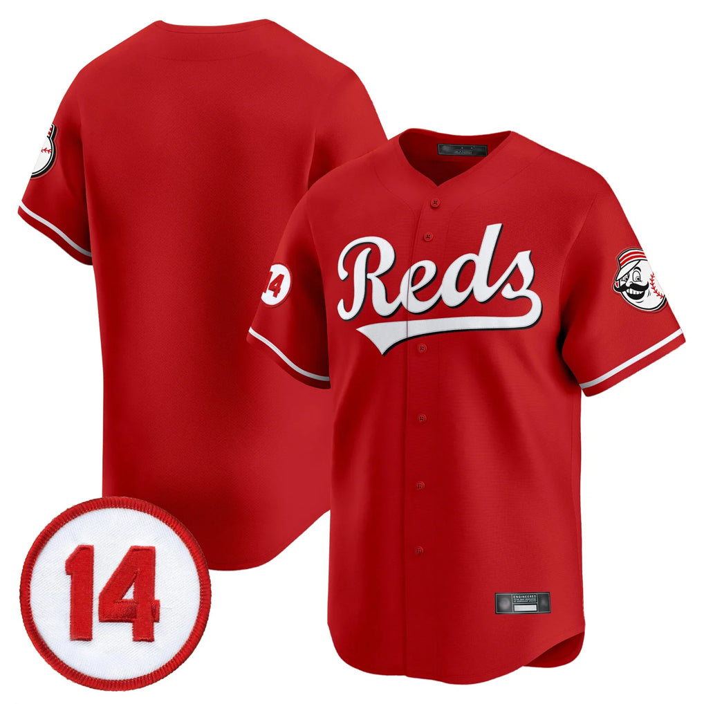 Odoa C.Reds Red Vapor Premier Limited Home Blank Player Stitched Jerseys