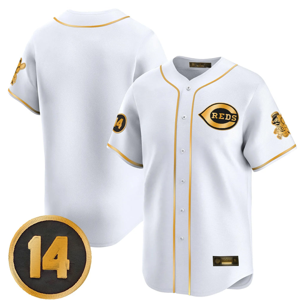 Odoa C.Reds White-Gold Vapor Premier Limited Home Blank Player Stitched Jerseys