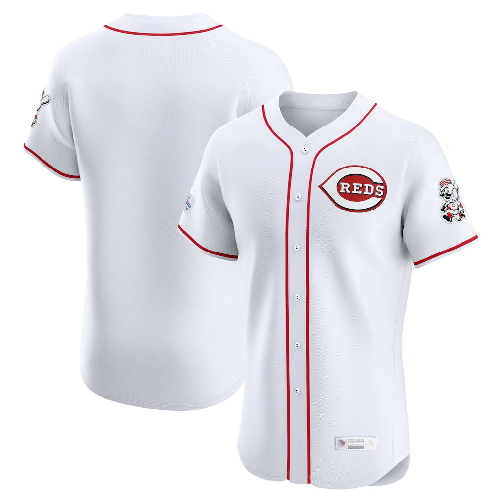 Odoa C.Reds White Limited Elite Home Blank Player Stitched Jerseys