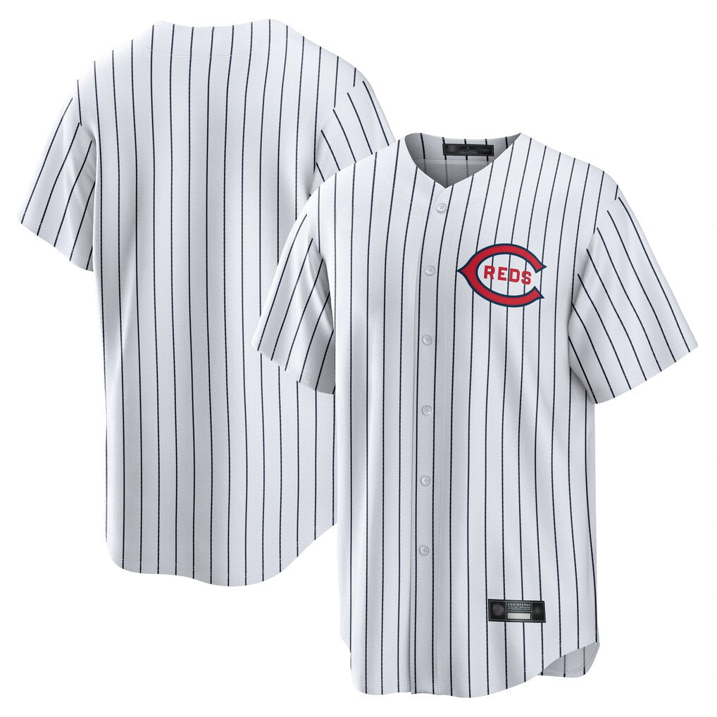 Odoa C.Reds White Stripe Field of Dreams Game Home Blank Player Stitched Jerseys