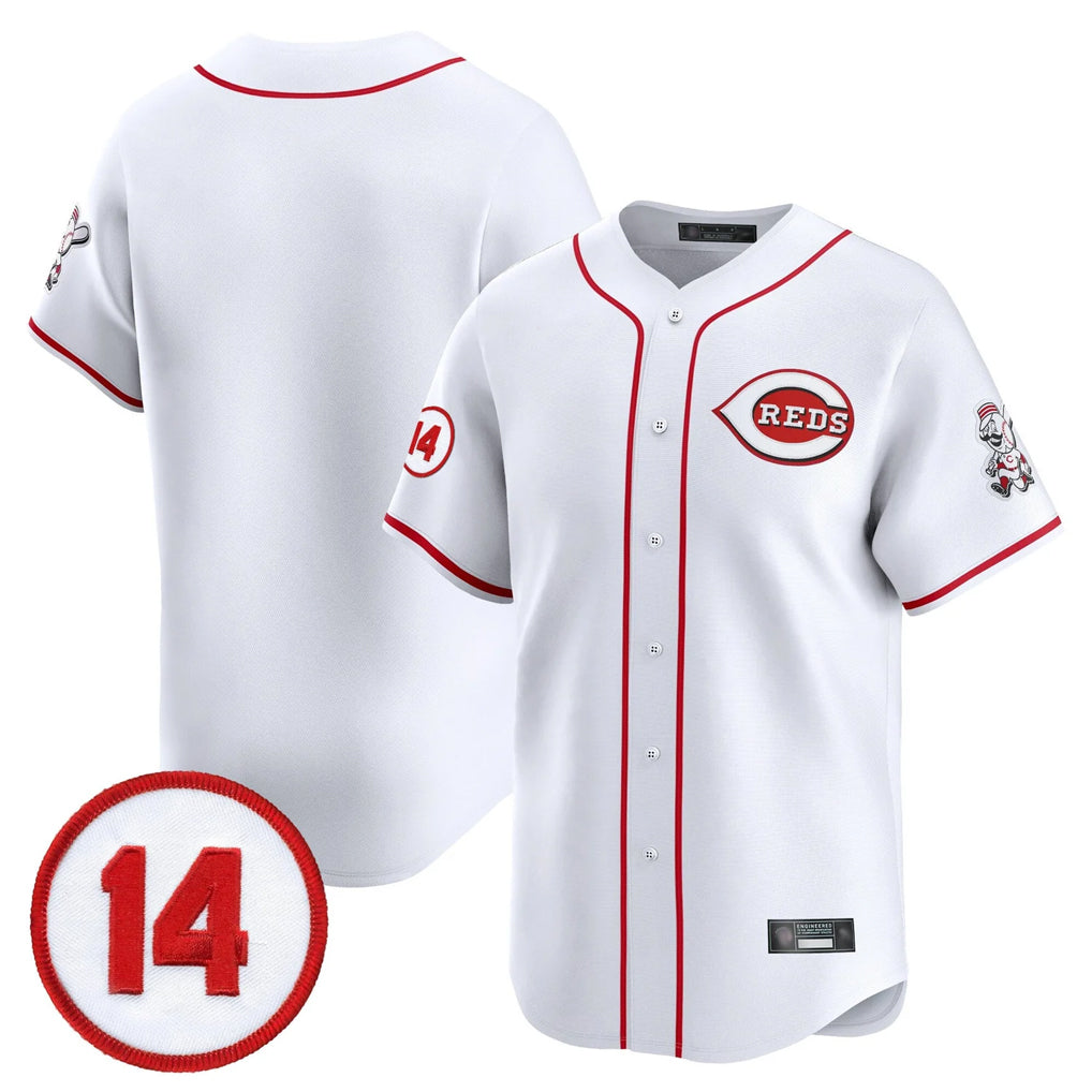 Odoa C.Reds White Vapor Premier Limited Home Blank Player Stitched Jerseys