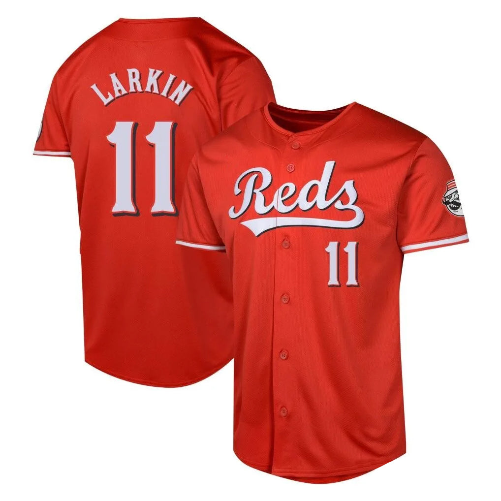 Odoa C.Reds #11 Barry Larkin Player Red 2026 City Connect Limited Home Stitched Jerseys