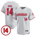 Odoa C.Reds #14 Pete Rose Player Gray Vapor Premier Limited Home Stitched Jerseys