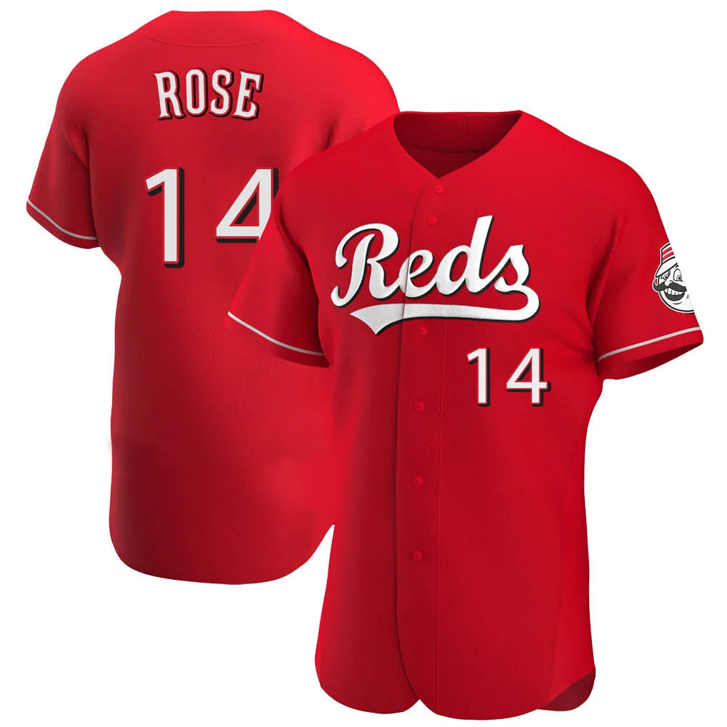 Odoa C.Reds #14 Pete Rose Player Red Limited Elite Home Stitched Jerseys