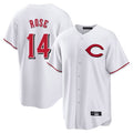 Odoa C.Reds #14 Pete Rose Player White Home Game Stitched Jerseys