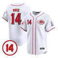 Odoa C.Reds #14 Pete Rose Player White Vapor Premier Limited Home Stitched Jerseys