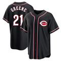 Odoa C.Reds #21 Hunter Greene Player Black Fashion Out Home Game Stitched Jerseys