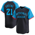 Odoa C.Reds #21 Hunter Greene Player Navy Limited National League All-Star Game Stitched Jerseys