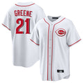 Odoa C.Reds #21 Hunter Greene Player White Game Home Stitched Jerseys
