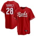 Odoa C.Reds #28 Eugenio Su¡§¡érez Player Red Home Game Stitched Jerseys