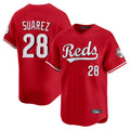 Odoa C.Reds #28 Eugenio Su¡§¡érez Player Red Home Limited Stitched Jerseys