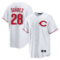 Odoa C.Reds #28 Eugenio Su¡§¡érez Player White Home Game Stitched Jerseys