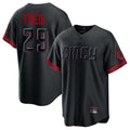 Odoa C.Reds #29 TJ Friedl Player Black City Connect Home Game Stitched Jerseys