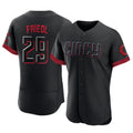 Odoa C.Reds #29 TJ Friedl Player Black City Connect Limited Elite Home Stitched Jerseys