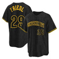 Odoa C.Reds #29 TJ Friedl Player Black Snake Skin City Home Stitched Jerseys