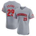 Odoa C.Reds #29 TJ Friedl Player Gray Limited Elite Home Stitched Jerseys