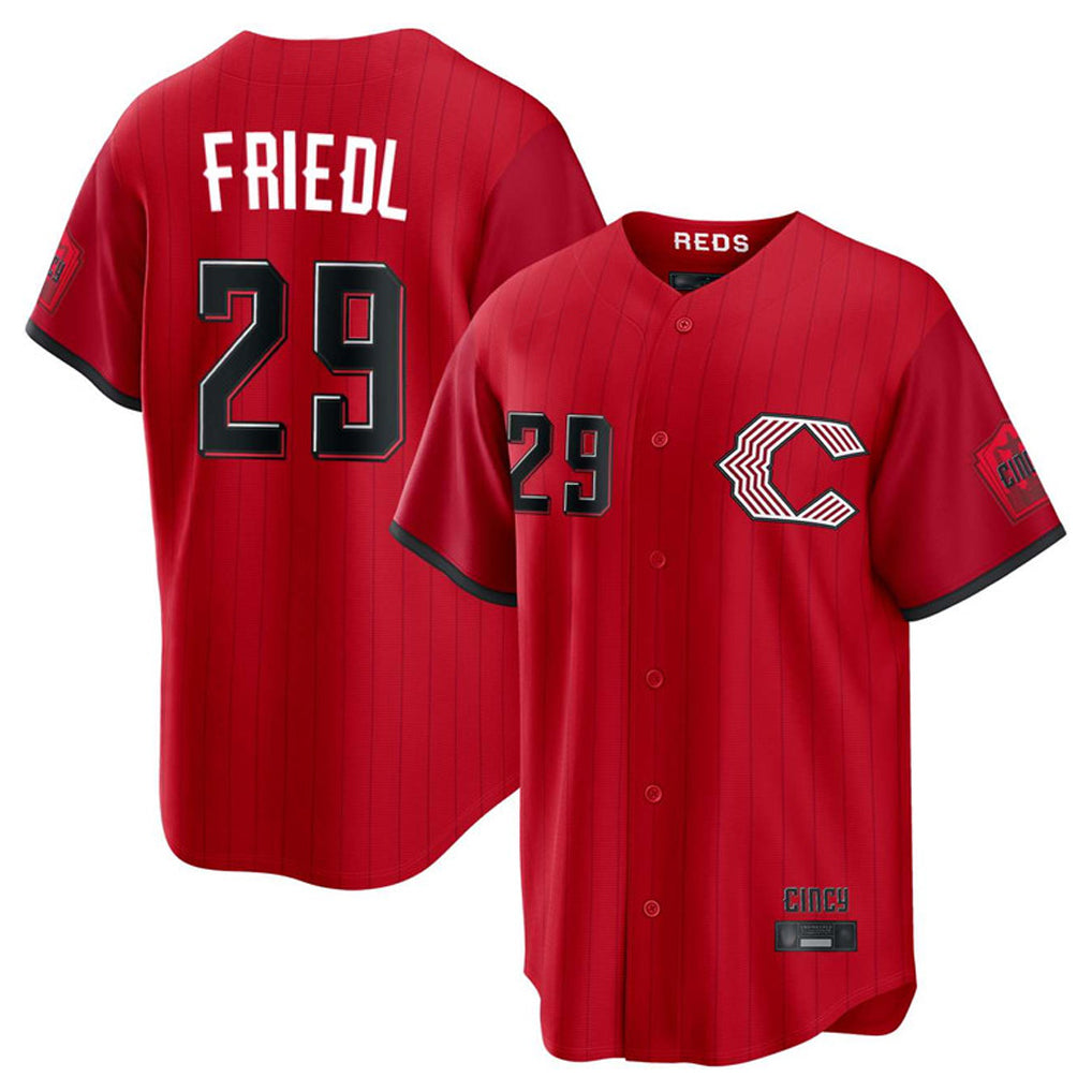 Odoa C.Reds #29 TJ Friedl Player Red 2026 City Connect Home Game Stitched Jerseys