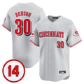 Odoa C.Reds #30 Ken Griffey Player Gray Vapor Premier Limited Home Stitched Jerseys