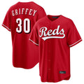 Odoa C.Reds #30 Ken Griffey Player Red Home Game Stitched Jerseys