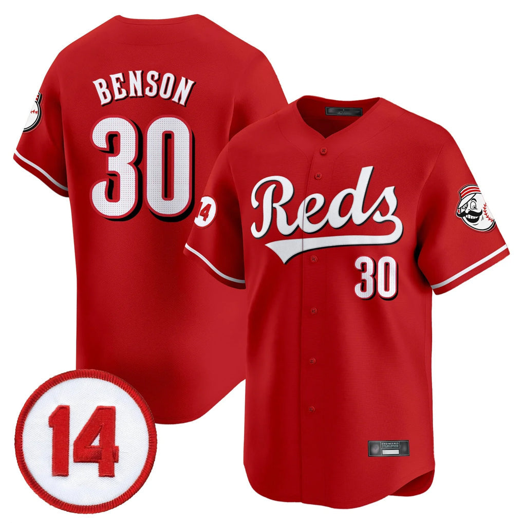 Odoa C.Reds #30 Ken Griffey Player Red Vapor Premier Limited Home Stitched Jerseys