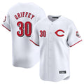 Odoa C.Reds #30 Ken Griffey Player White Limited Home Stitched Jerseys
